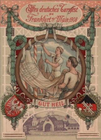 Turnfest Frankfurt am Main 1908 auf www erich graf de