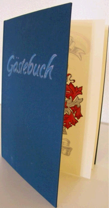 Erich Graf Gimbsheim - Ausstellung Gästebuch