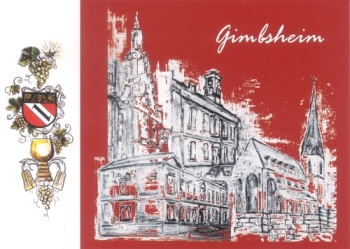 Gisela Graf Postkarte Neue Ansichten von Gimbsheim